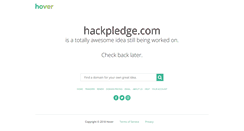 Desktop Screenshot of hackpledge.com